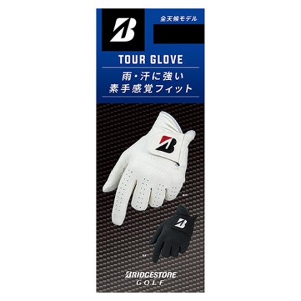 左手用ブリヂストン ツアー ゴルフグローブ GL2602 ホワイト/21cm