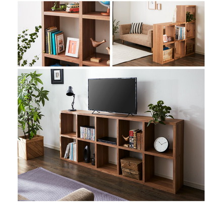 レクタックス 組み合わせオープンラック ラック 収納ラック シェルフ ナチュラル シンプル 収納 本棚 テレビボード