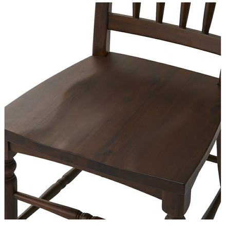 ダイニングチェア 2脚セット 幅46 奥行54 高さ86 アカシア天然木 完成品 椅子 いす