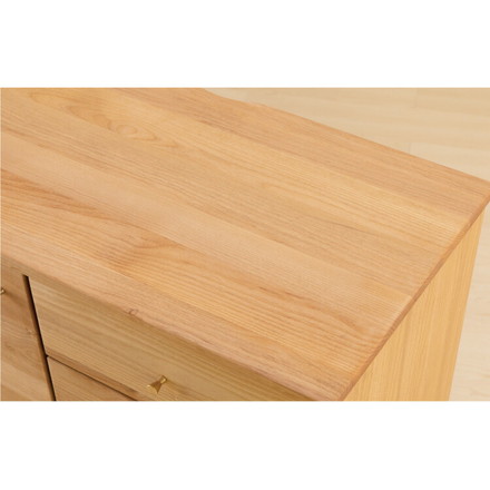 一生紀 キャビネット 幅80 FORTO 完成品 フォルト アルダー無垢材 ルーター収納 モデム収納 リビングボード