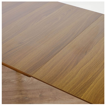 バタフライテーブル 幅75~120cm 単品 伸縮 ダイニングテーブル 伸長 食卓