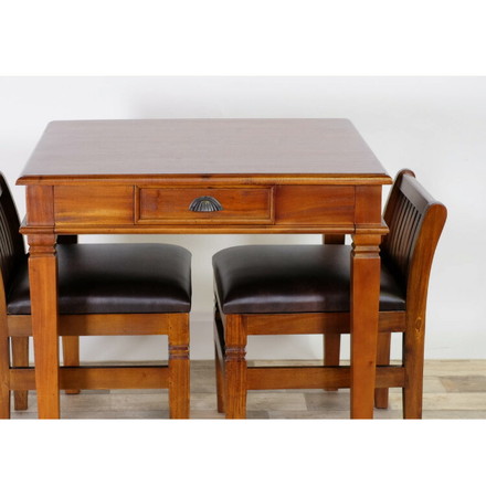 ダイニングテーブル 幅80cm 高級品 北欧 ヴィンテージ 天然木 マホガ二ー お客様脚部取り付け