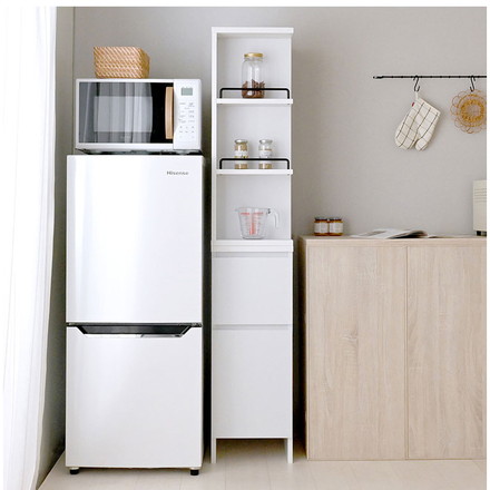 DOLLY隙間収納 DOK160-30SS WH ホワイト 幅30cm すき間 洗面所 収納 洗濯機横 ランドリー収納