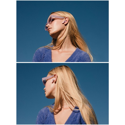 【国内正規品】 sudio N2 完全ワイヤレスイヤホン オープンイヤー bluetooth 長時間 ANC ノイズキャンセリング パープル