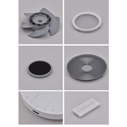 cado カドー DC除菌 サーキュレーター 扇風機 リモコン付き タイマー機能 ホワイト STR-1800F