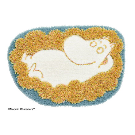 マット 日本製 45×60cm ムーミン MOOMIN FLUFFY MOOMIN MAT フラッフィー ムーミンマット ラグマット 玄関マット 防ダニ 北欧