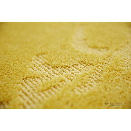 PEANUTS ラグ 185×185cm ターフラグ スヌーピー SNOOPY ピーナッツ 防ダニ 床暖房 ホットカーペット対応