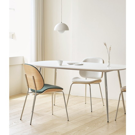 roomnhome ダイニングチェア 2脚セット ジャクソンベントウッドチェア 【リコメン堂限定】 アイボリー