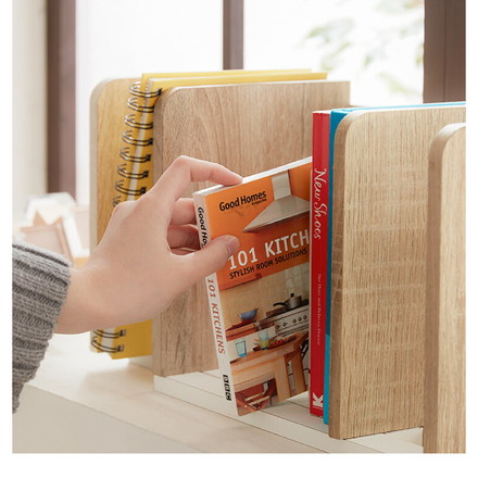 ヴィンテージ調 ブックスタンド ブラック