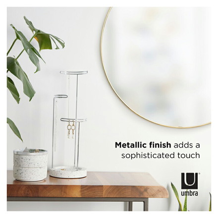 アンブラ 鏡 ベッドルーム フーバ ミラー 86×86cm ブラス ミラー インテリア 雑貨 玄関 寝室 デザイン