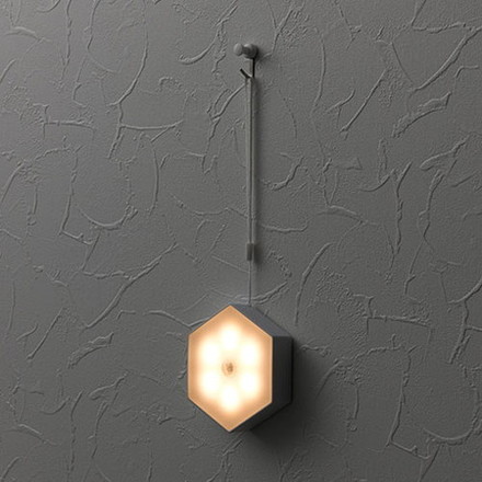 YAZAWA 人感明暗ナイトライトマグネット付 NBSML64WH