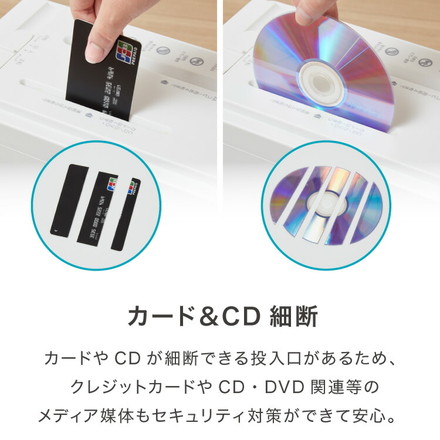 simplus 超静音シュレッダー シュレッダー機 マイクロカット 電動 7.5L シンプラス SP-SRD03 ホワイト