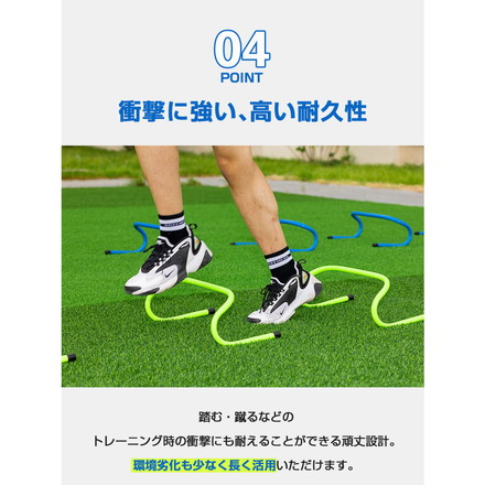 ミニハードル 陸上 高さ15cm 10個セット 軽量 トレーニング ハードル オレンジ