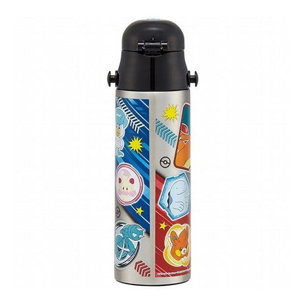 スケーター 超軽量 保冷 ステンレス 水筒 ボトル 直飲み 580ml ポケモン24 キャラクター かわいい 可愛い 子ども 子供 ランチ SDC6N Skater