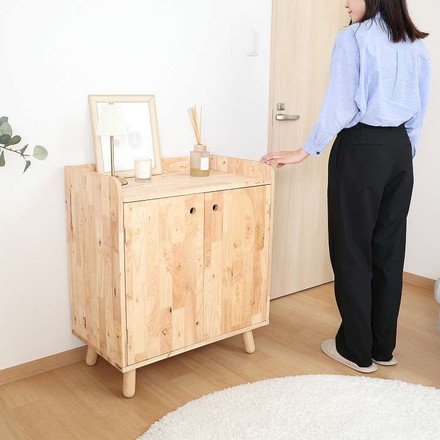 NS 壁面収納ユニット ボトムキャビネット 収納ラック 扉付き サイドボード コンパクト リビング