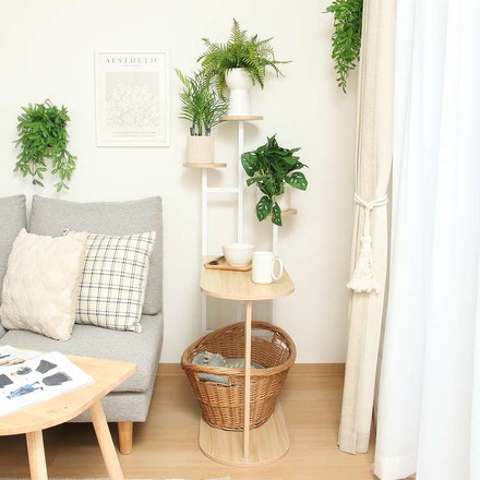 ディスプレイサイドテーブル W84 WH