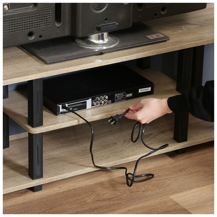 TVラック 幅150cm テレビ台 北欧 木目調 ローボード オープン収納 一人暮らし ナチュラル ブラック