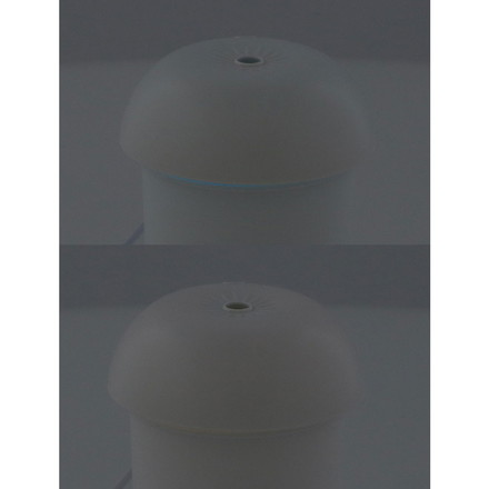 加湿器 キノコ 200ml 幅7.5×奥行7.5×高さ11.5cm 持ち運び 携帯 コンパクト LEDライト7色