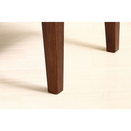 ダイニングベンチ W1000×D380×H435mm 天然木(ラバーウッド) ブラウン