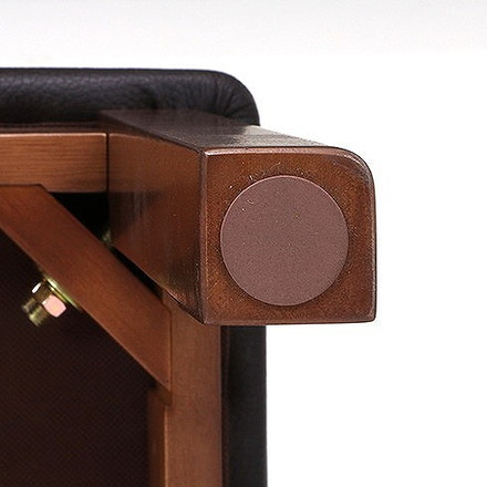 ダイニングベンチ W950×D350×H430mm 天然木(ラバーウッド) ブラウン