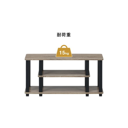 組立簡単 テレビ台 テレビラック 幅80 奥行30 テレビボード ローボード 収納 おしゃれ 棚 木製 木目 リビング ナチュラル×ホワイト