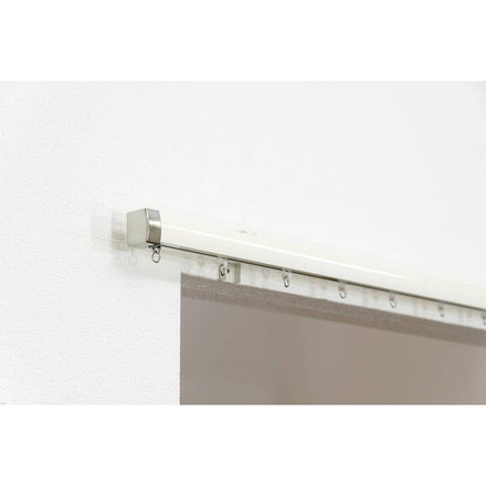 カーテンレール 機能レール 3m シングル 光漏れ防止 静穏 ブラウン（I0845）