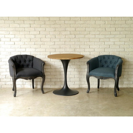 MOSH モッシュ カフェテーブル ブラック テーブル 丸形 リビングテーブル 新生活