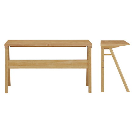 組み換え自由自在 ダイニングテーブル 幅120 オーク 天然木 L字 テーブル カウンター