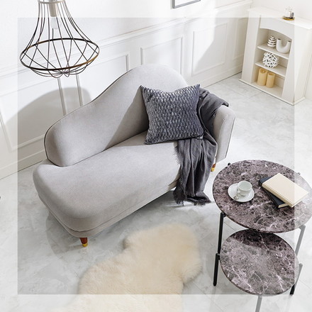 ソファー ソファ コンパクト ローソファー カウチソファ 幅126cm 大人かわいい インテリア 北欧 おしゃれ アイボリー