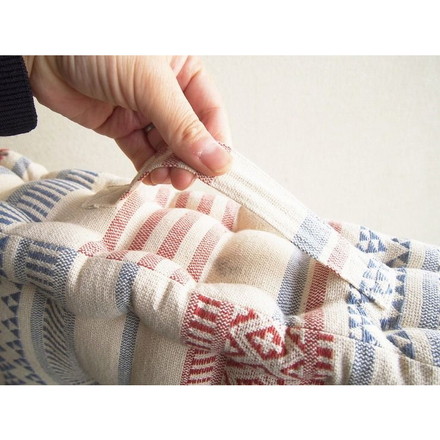 インド綿クッキークッション テラ 約42×42×10cm RE