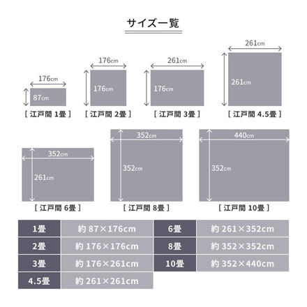 日本製 敷き詰めカーペット ラウム 江戸間1畳 約87×176cm フリーカット ペット 爪が引っかかりにくい ブラック[600017610]