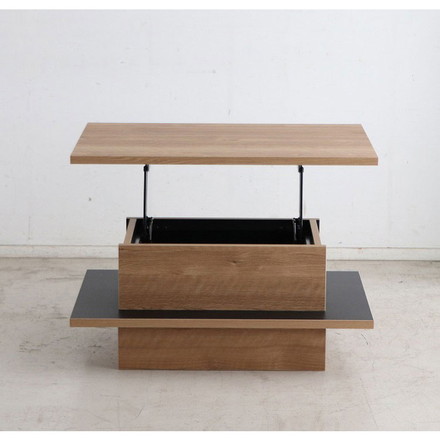 アニュイ リフトアップテーブル 幅90cm センターテーブル 日本製 完成品 リフトアップ式