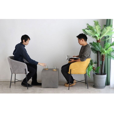 キューブテーブル レイジー UP ST 東馬 キューブ家具 グレー サイドテーブル 展示什器