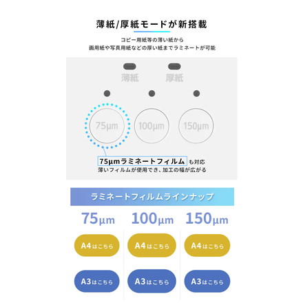 ラミネーター A3 本体 高速起動ラミネーター HSL-A343-W ホワイト 4本ローラー ラミネート 高速起動 薄紙 厚紙 リバース機能 アイリスオーヤマ
