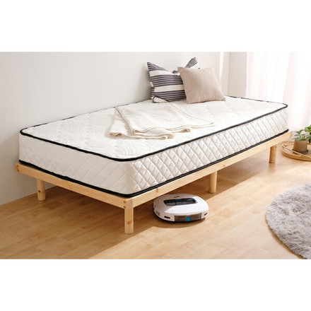 アイリスオーヤマ 高耐荷重すのこベッド 耐荷重350kg 頑丈 シングル ベッドフレーム フレームのみ HWB-S