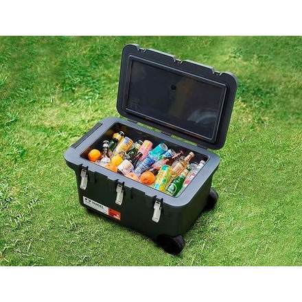 HUGEL 真空断熱クーラーボックス 60L VITC-60 チャコールグレーアイリスオーヤマ