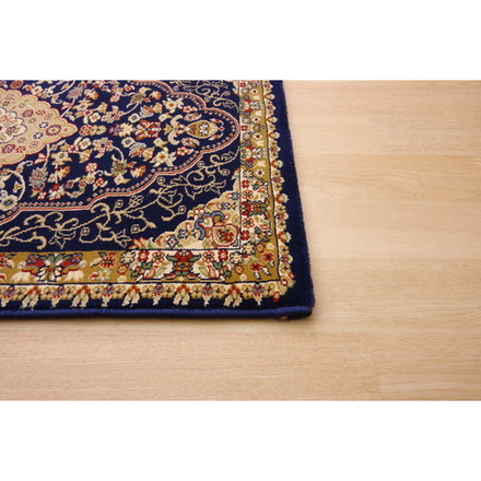 トルコ製 ウィルトン織り 玄関マット ベルミラ ワイン 約70×120cm