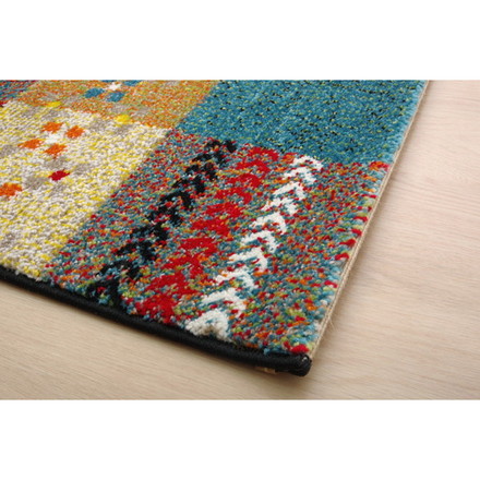 玄関マット トルコ製 ウィルトン織り フォリア レッド 約50×80cm