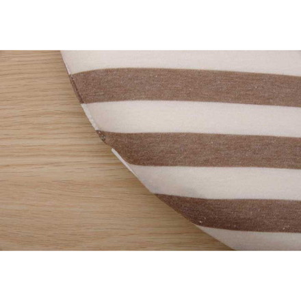 クッション 低反発 シート 円形 マイクロファイバー 無地 エルマー ブラウン 約40cm丸