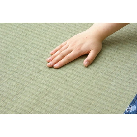純国産 い草 上敷き カーペット 糸引織 『岩木』 江戸間4.5畳(約261×261cm) 岩木