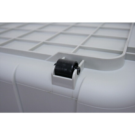 日本製 国産 プラスチック 収納 ボックス ベランダ 物置 屋外 スペースボックス ベランダコンテナ キャスター付き 620cm