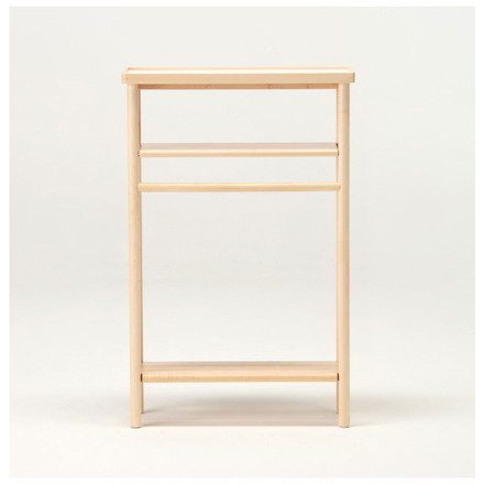 【日本製 バスラック メープル材】 ラック シェルフ オープンラック オープンシェルフ 収納 省スペース ウレタン塗装