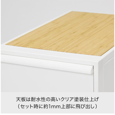 ライクイット (like-it) 収納ボックス クローゼットシステム用竹製天板 引出し別売り CS-P14 天板単品 ケース別売り 耐水 耐荷重アップ 収納ケース