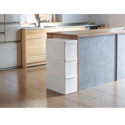 ライクイット (like-it) ダスト 分別引出し ステーション ボトル 2段 約25.5×46.5×71.7cm