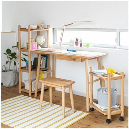 50書棚 パルレ ラック 書棚 ブックシェルフ 本棚 オープンラック 教科書 収納棚 勉強机 スリム 子供部屋