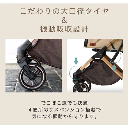 ジェックス OSOTO GRACE QC2 ペットカート カート キャリー 折りたたみ バギー ハウス オソト グレース 通院 お出かけ お散歩 旅行 犬用 小型犬 猫用 多頭 GEX キャメル