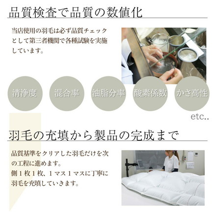 丸八真綿 掛けふとん ミライクルダウン ダブル 190×210cm 1.4kg 布団 羽毛布団 エコダウン85%使用