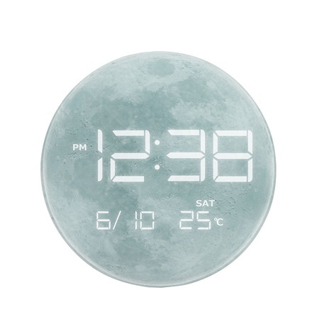 MAG マグ 置き時計 LED デジタル AC電源 月 星 インテリア 夜見える 光る 温度計