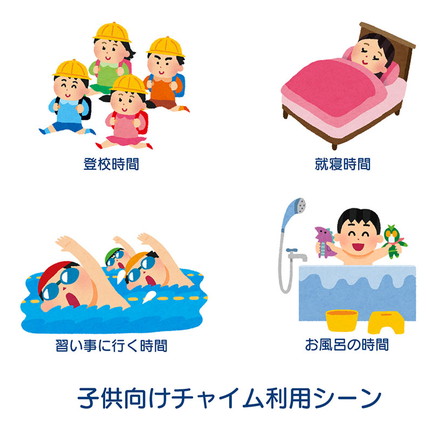 MAG(マグ) 置き時計 デジタル 電波時計 プログラム チャイム 4回 自由設定 音量切替 温度計 湿度計 温湿度計