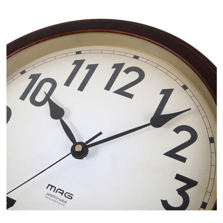 ノア精密 MAG 電波掛時計 大正館 タイショウカン W-778 BR-Z 電波 電波時計 掛け 掛け時計